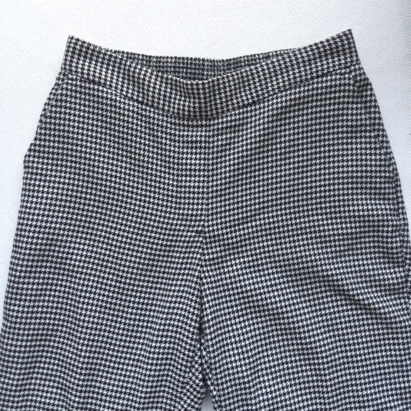 Zara Basics Soft Feel Houndstooth Trousers - Picture 6 of 10